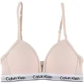 Calvin Klein Underwear Rintaliivit 'Repeat Logo Triangle Bralette' harmaa / roosa / musta / valkoinen