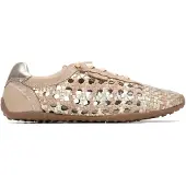 Carmela for woman. 16325901-BEIGE 163259 brown sneakers (41), Leather, Flat, Laces, Casual