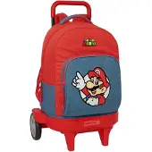 Safta Compact Evolutive Extraible Super Mario 33l 33x22x45 Cm Rullalaukku