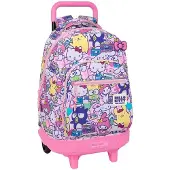 Safta Compact Extraible Hello Kitty & Friends 33l 33x22x45 Cm Rullalaukku