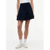 Tommy Hilfiger Hame 'Washed Pleated Mini' laivastonsininen