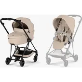 Cybex MIOS Comfort Yhdistelmävaunut, Matt Black/Cozy Beige
