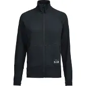 Lundhags Women's Tived Merino Full Zip Black Välikerrastopit M