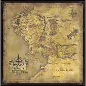 Noble Collection Lord of the Rings palapeli (Middle Earth)