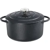 Küchenprofi - Provence Valurautapata 28 cm 6,6 L Musta