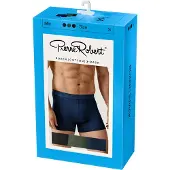 Pierre robert Cotton Boxer Men X3 Navy, Army Green & Black M