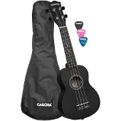 Cascha HH 3960 Black Sopraanoukulele