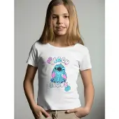 Disney Stitch T-paita, Valkoinen, 128-134