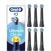 Oral-B iO Ultimate Clean borsthuvuden svart, 6 st.