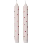 Broste Copenhagen Amor Taper Candle - Pink - H19CM