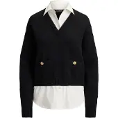 Ralph Lauren Neulepaita musta / valkoinen