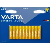 Varta – Pitkäikäinen AAA-paristo - 10 kpl pakkaus (4103101761)