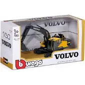Bburago Volvo EC220E Kaivinkone Lelumalli 1:50