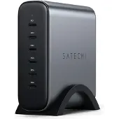 Satechi 200W USB-C 6-Port GaN Charger – Space Grey