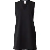 Calvin Klein Sl Interlock V Neck Mini Dress - Black - L