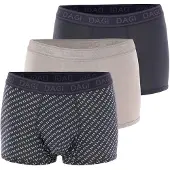 Dagi Bokserishortsit beige / harmaa / antrasiitti