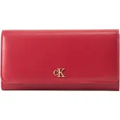 Calvin Klein Kukkaro 'Monogram Plaque Flap' punainen