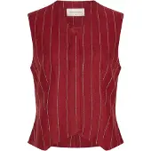 MSCH Copenhagen Mschclaritte Waistcoat Stp - Red - M