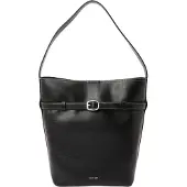 Calvin Klein Buckle Medium Bucket - Black - ONE SIZE