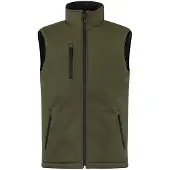 Clique Topattu Softshell-liivi Miehet Tummanvihreä 3XL
