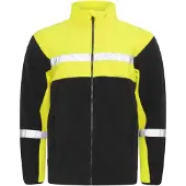 Projob 7300 Fleece Jacket 7300 Fleece Jacket 9910-Viz Black/Yellow M