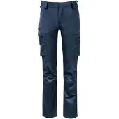Projob 2553 Reisitaskuhousut Naisille, Slim Fit, Stretch - Navy blue - C40