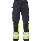 Fristads Palosuojattu flamestat high vis stretch housut lk 1 2162 ATHF Huomiokeltainen/Laivastonsininen D96