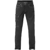 Fristads Service denim stretch housut 2501 DCS Musta C156