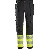 Snickers Workwear Snickers 6231 4-suuntaan joustavat huomiotyöhousut riipputaskuilla lk 1