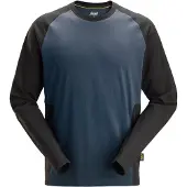 Snickers Workwear Snickers 2450 Kaksivärinen pitkähihainen t-paita