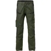 Fristads Housut 2552 STFP, armeijanvihreä/musta, D108