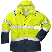 Fristads High vis sadetakki lk 3 4624 RS Huomiokeltainen/Laivastonsininen S