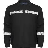 Projob 7100 Polo Long Sleeve 7100 Polo Long Sleeve 9910-Viz Black XXL