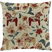 Arvidssons - Leksand Tyynynpäällinen 32x40 cm Beige/Punainen