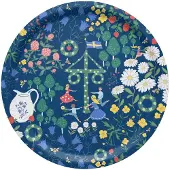 Arvidssons - Midsommardans Tarjotin 17 cm Sininen