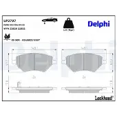 Delphi Jarrupalasarja (4kpl), levyjarru LP3797