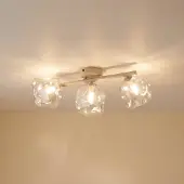 TK Lighting Kattovalaisin Lava , himmennettävä, Kerma/meripihka, Olohuone/ruokailutila, Lasi, Moderni