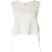 Lollys Laundry Portobelloll Top Sl - White - S