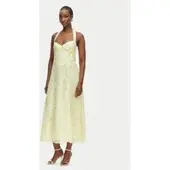 Bardot Pollie Halter Midi Dress - Yellow - XL