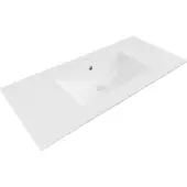 Mexen Atena pöytään upotettava pesuallas 101 x 46 cm, valkoinen - 25011000