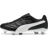Puma King Liga Sg - Musta/valkoinen/hopea - Pehmeä Nurmi (Sg), koko 44