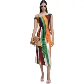Desigual Vest_Paint_Lacroix - Green - S