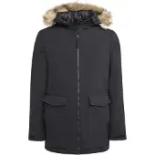 Adidas Talvitakki Paveric Fur Parka - Musta, koko X-Large