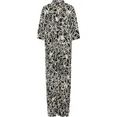 Kaffe Kasanne Plain Weave Jumpsuit Printe - Black - 42