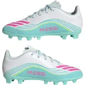 Adidas Urheilukengät 'F50 Messi Club' taivaansininen / neonvihreä / neonpinkki / valkoinen