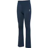 Hummel Hmljr High Waist Flared Tights - Navy - 116