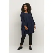 KAFFE CURVE Kcami 3/4 Sl Tunic - Black - 46