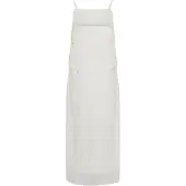 Kaffe Kakiera Plissé Dress - White - 46