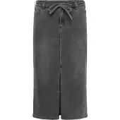KAFFE CURVE Kaally Denim Skirt - Grey - 44