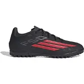Adidas Jalkapallokengät 'F50 CLUB' vaaleanharmaa / punainen / musta